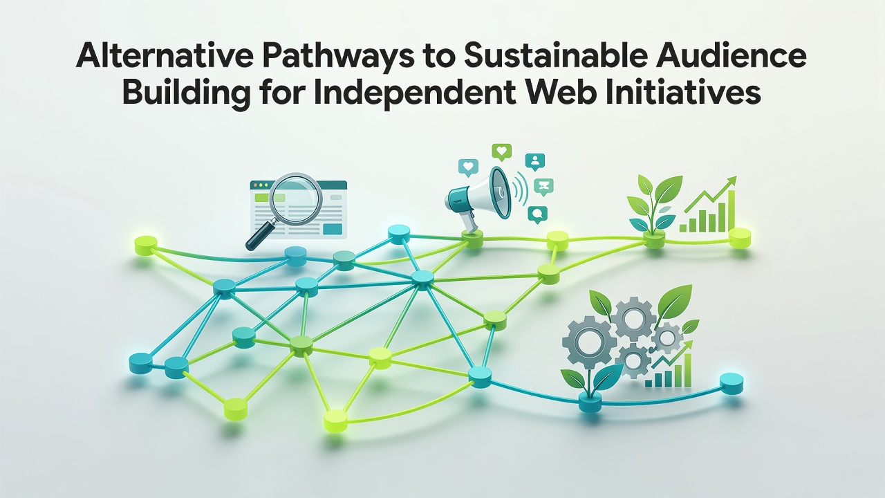 Alternative Pathways to Sustainable Audience Building for Independent Web Initiatives