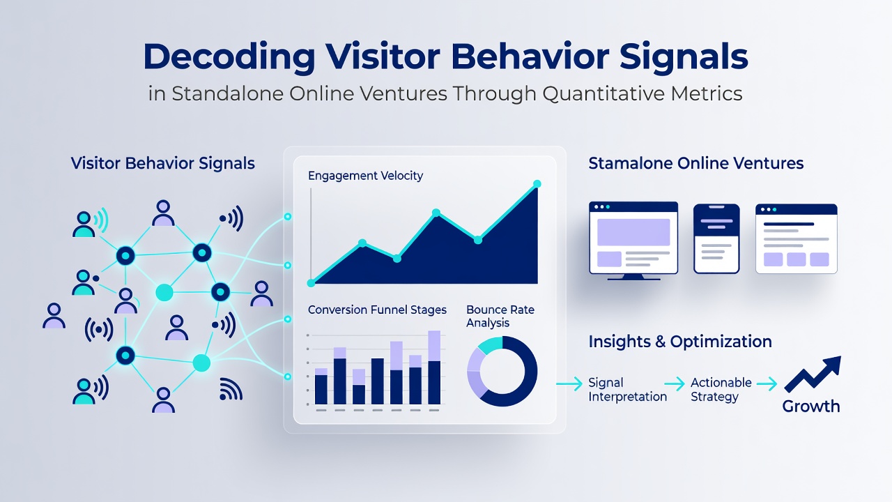 Decoding Visitor Behavior Signals in Standalone Online Ventures Through Quantitative Metrics